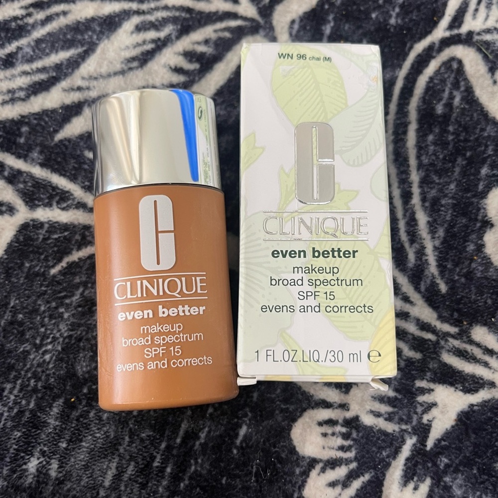 Clinique Even Better SPF15 Makeup‎ Cream Foundation WN 96 Chai 30ml NEW